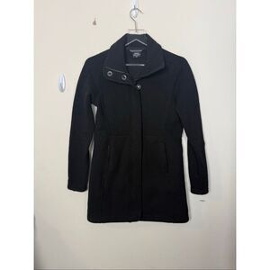 Kuhl Black Highland Long Fleece Jacket Women’s XS Outdoor Utility Cozy Fall Wint